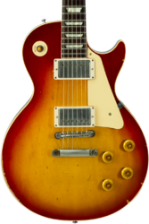 Guitarra eléctrica de corte único. Gibson Custom Shop M2M 1958 Les Paul Standard #80780 - Heavy Aged '58 Burst