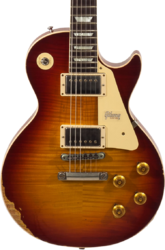 Guitarra eléctrica de corte único. Gibson Custom Shop M2M 1959 Les Paul Standard #982206 - Heavy aged vintage cherry burst