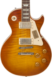 Guitarra eléctrica de corte único. Gibson Custom Shop M2M 1959 Les Paul Standard #R961618 - Aged sunrise teaburst