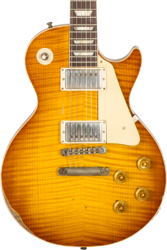 Guitarra eléctrica de corte único. Gibson Custom Shop M2M 1959 Les Paul Standard Reissue #932175 - Murphy lab ultra heavy aged golden poppy burst