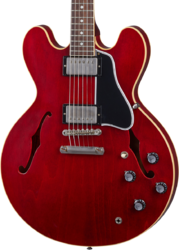 Guitarra eléctrica semi caja Gibson Custom Shop Murphy Lab 1961 ES-335 Reissue - Ultra light aged sixties cherry