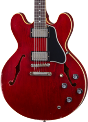 Guitarra eléctrica semi caja Gibson Custom Shop Murphy Lab 1961 ES-335 Reissue - Heavy aged sixties cherry