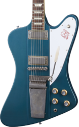 Guitarra electrica retro rock Gibson Custom Shop Murphy Lab 1963 Firebird V With Maestro Vibrola - Ultra light aged pelham blue
