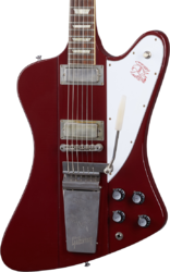 Guitarra electrica retro rock Gibson Custom Shop Murphy Lab 1963 Firebird V With Maestro Vibrola - Ultra light aged ember red