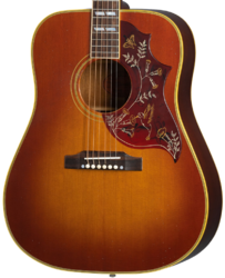 Guitarra folk Gibson Custom Shop Murphy Lab Acoustic 1960 Hummingbird Fixed Bridge - Light aged cherry sunburst