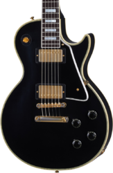 Guitarra eléctrica de corte único. Gibson Custom Shop Murphy Lab 1957 Les Paul Custom 2-Pickup Reissue - Ultra light aged ebony