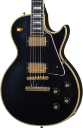 Guitarra eléctrica de corte único. Gibson Custom Shop Murphy Lab 1968 Les Paul Custom Reissue - Ultra light aged ebony