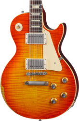 Guitarra eléctrica de corte único. Gibson Custom Shop Murphy Lab 1960 Les Paul Standard Reissue - Heavy aged tangerine burst