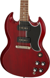 Guitarra eléctrica de doble corte Gibson Custom Shop 1963 SG Special Reissue - Vos cherry red