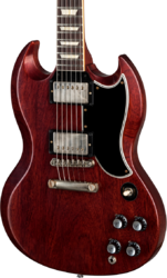 Guitarra eléctrica de doble corte Gibson Custom Shop 1961 SG Standard Reissue Stop Bar - Vos cherry red