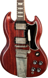 Guitarra eléctrica de doble corte Gibson Custom Shop 1964 SG Standard Reissue W/ Maestro Vibrola - Vos cherry red