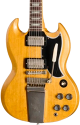 Guitarra eléctrica de doble corte Gibson Custom Shop LE 1964 SG Standard Reissue Korina Ltd - VOS Antique Natural