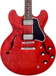 Guitarra eléctrica semi caja Gibson 1961 ES-335 Historic Kalamazoo - Gloss sixties cherry