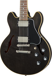 Guitarra eléctrica semi caja Gibson ES-339 - Trans ebony 