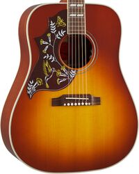 Guitarra folk para zurdos Gibson Hummingbird LH - Heritage cherry sunburst