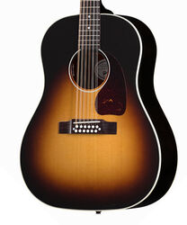 Guitarra folk Gibson J-45 Standard 12-String (Baggs HiFi DNA Preamp) - vintage sunburst