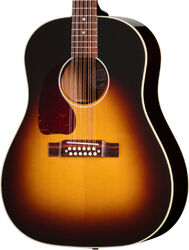 Guitarra folk Gibson J-45 Standard 12-String LH (Baggs HiFi DNA Preamp) - vintage sunburst