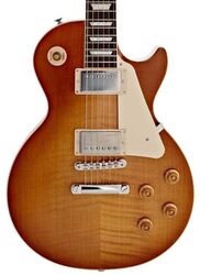 Guitarra eléctrica de corte único. Gibson Original Les Paul Standard 50s Figured Top - Dirty lemon burst