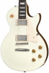 Guitarra eléctrica de corte único. Gibson Les Paul Standard 50s Plain Top Custom Color - Classic white