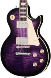Guitarra eléctrica de corte único. Gibson Les Paul Standard 60s Figured - Dark Purple Burst