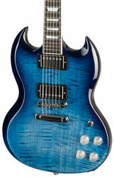 Guitarra eléctrica de doble corte Gibson SG Modern - Blueberry fade