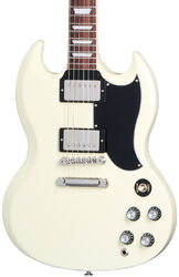 Guitarra eléctrica de doble corte Gibson SG Standard '61 Custom Color - Classic white