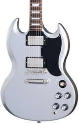 Guitarra eléctrica de doble corte Gibson SG Standard '61 Custom Color - Silver mist