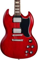 Guitarra eléctrica de doble corte Gibson SG Standard '61 Faded w. '57 Classic Underwound - Vintage Cherry Satin