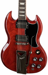 Guitarra electrica retro rock Gibson SG Standard '61 Sideways Vibrola - Vintage cherry