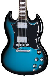 Guitarra eléctrica de doble corte Gibson SG Standard Custom Color - Pelham blue burst