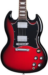 Guitarra eléctrica de doble corte Gibson SG Standard Custom Color - Cardinal red burst