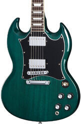 Guitarra eléctrica de doble corte Gibson SG Standard Custom Color - Translucent teal