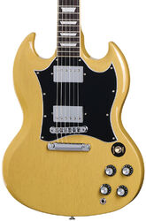 Guitarra eléctrica de doble corte Gibson SG Standard Custom Color - Tv yellow