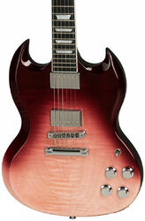 Guitarra eléctrica de doble corte Gibson SG Standard HP-II - Hot pink fade