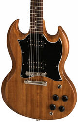 Guitarra electrica retro rock Gibson SG Tribute Modern - Natural walnut