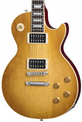 Guitarra eléctrica de corte único. Gibson Slash Jessica Les Paul Standard - Honey Burst With Red Back