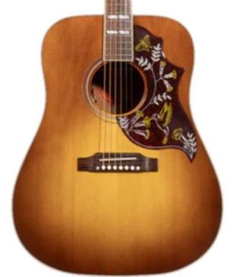 Guitarra folk Gibson Custom Shop Hummingbird Standard Red Spruce - Honey burst