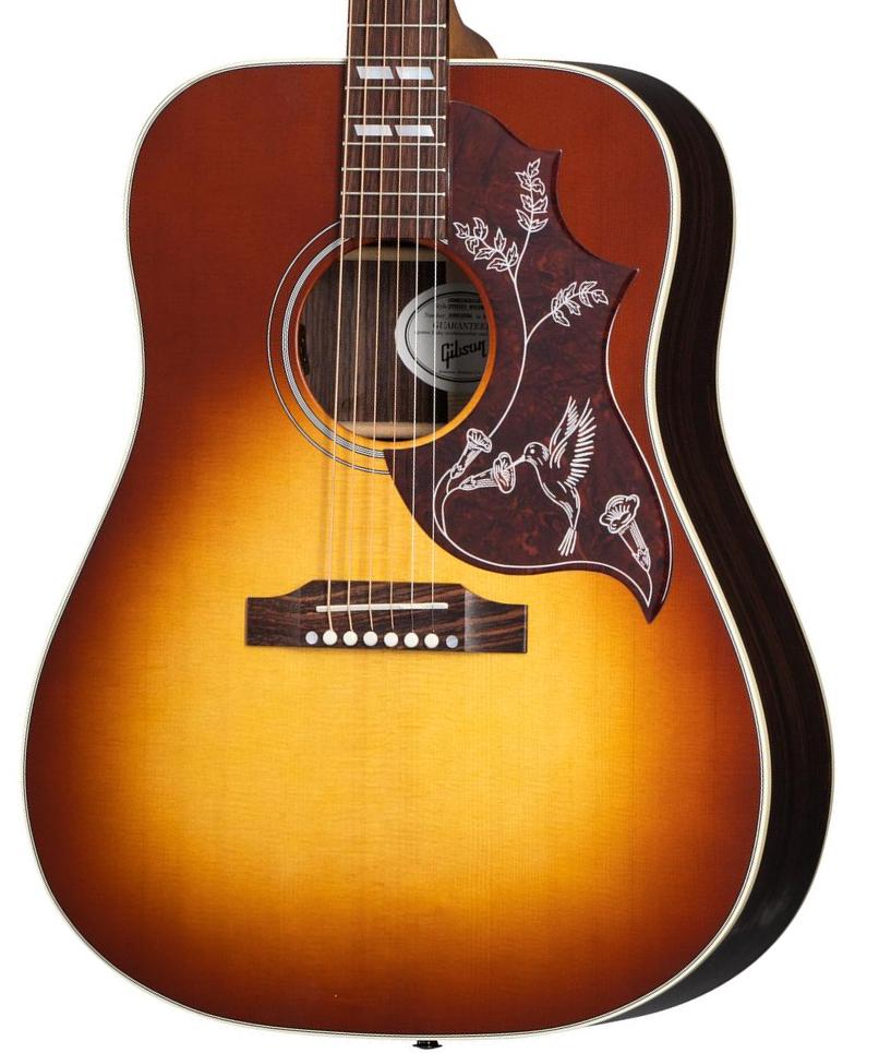 Guitarra folk Gibson Hummingbird Studio Rosewood 2024 - Satin rosewood burst