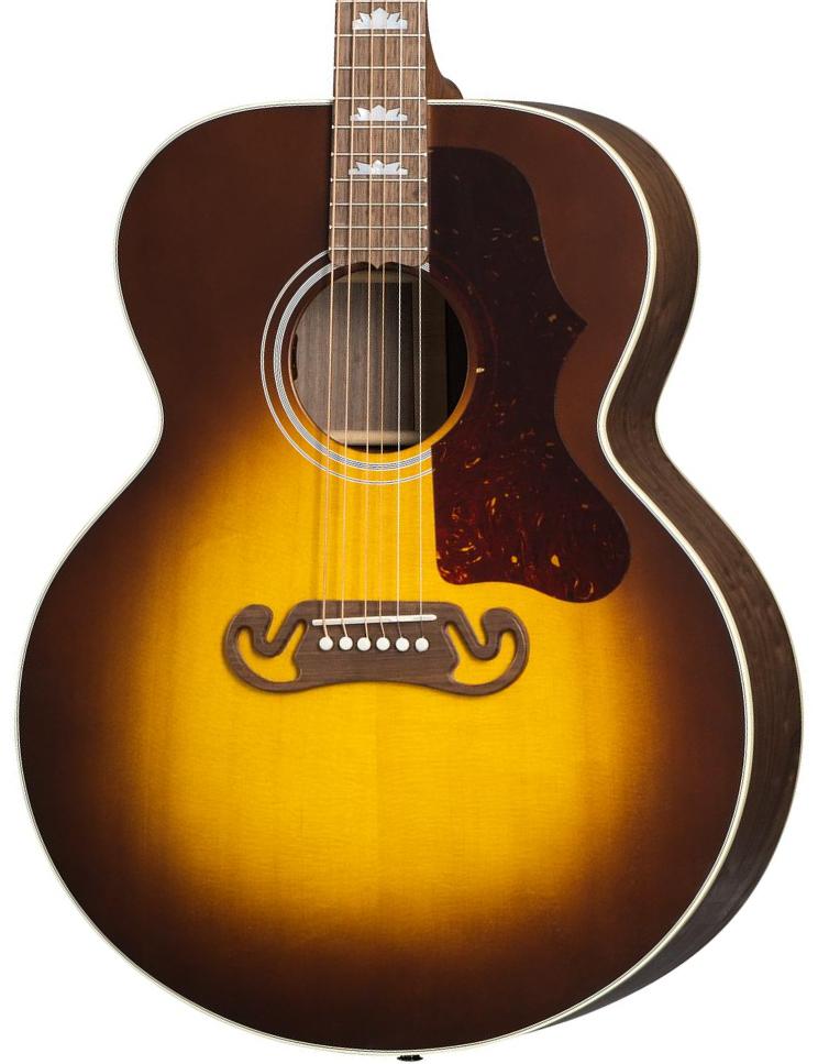 Guitarra folk Gibson SJ-200 Studio Walnut (LR Baggs Element) - Satin walnut burst