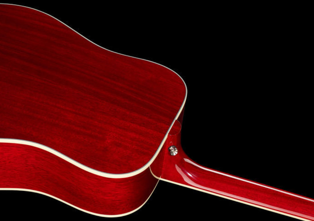 Gibson Hummingbird 2019 Lh Gaucher Dreadnought Epicea Acajou Rw - Vintage Cherry Sunburst - Guitarra electro acustica - Variation 3