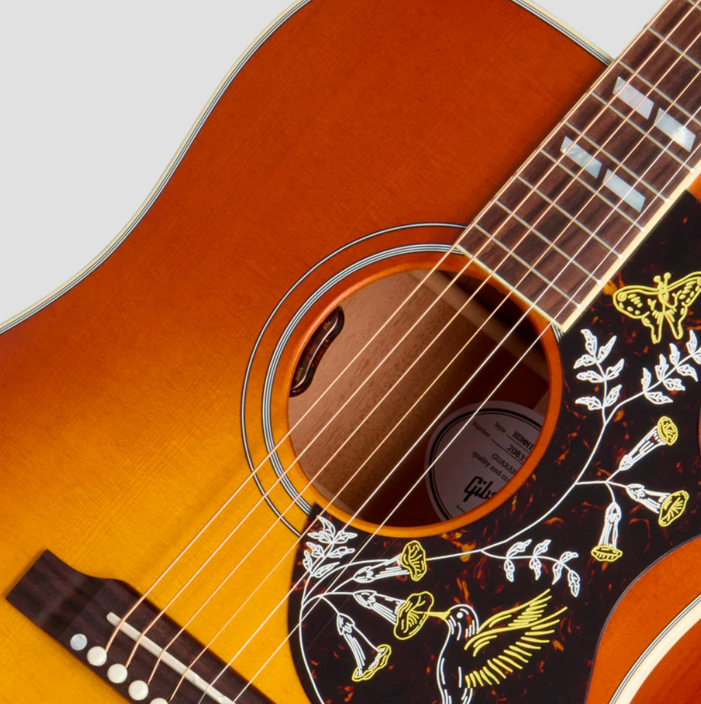 Gibson Hummingbird Faded Modern Dreadnought Epicea Acajou Rw - Heritage Cherry Sunburst - Guitarra folk - Variation 2