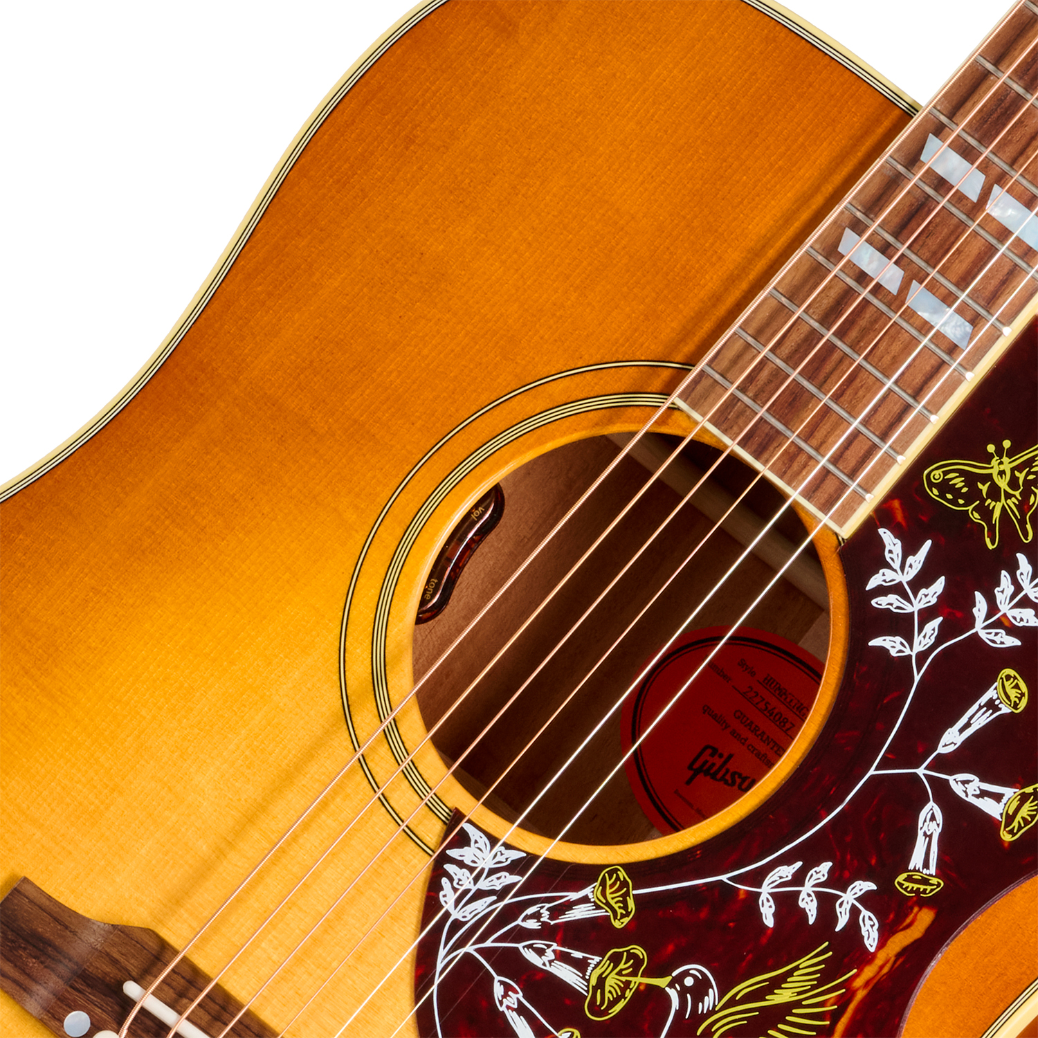 Gibson Hummingbird Original (baggs Hifi Dna) Dreadnought Epicea Acajou Rw - Heritage Cherry Sunburst - Guitarra folk - Variation 2