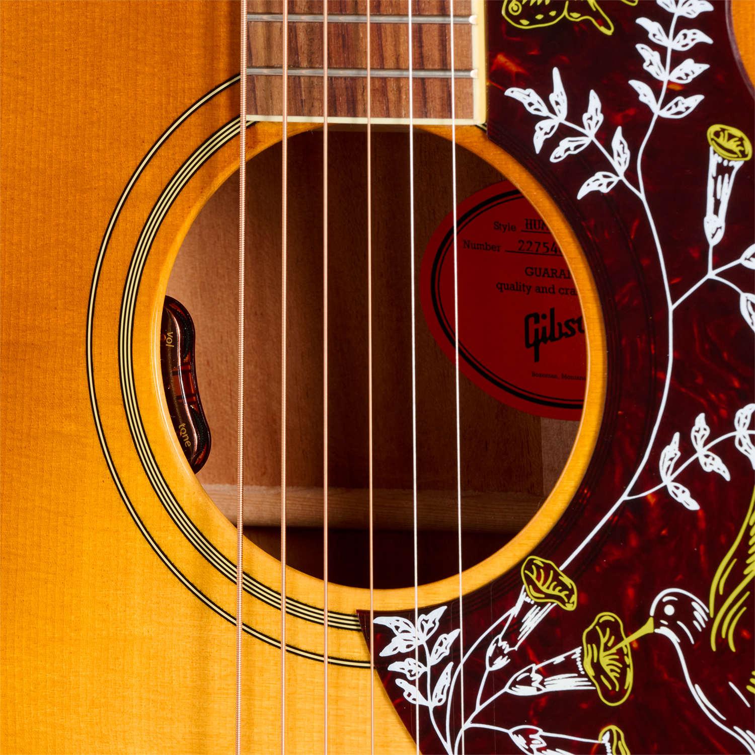 Gibson Hummingbird Original (baggs Hifi Dna) Dreadnought Epicea Acajou Rw - Heritage Cherry Sunburst - Guitarra folk - Variation 4