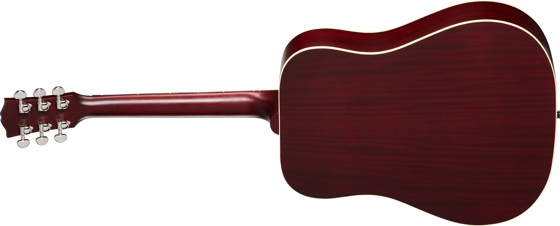 Gibson Hummingbird Special Modern Dreadnought Cbd Epicea Acajou Rw - Satin Wine Red - Guitarra folk - Variation 1