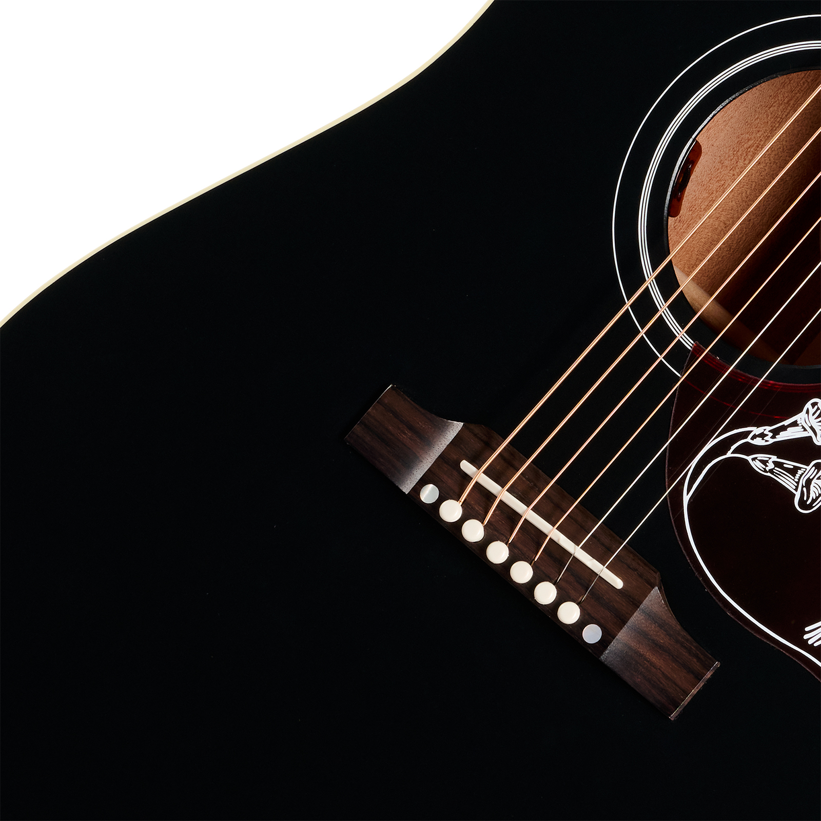 Gibson Hummingbird Special Modern Dreadnought Cbd Epicea Acajou Rw - Satin Ebony - Guitarra folk - Variation 3