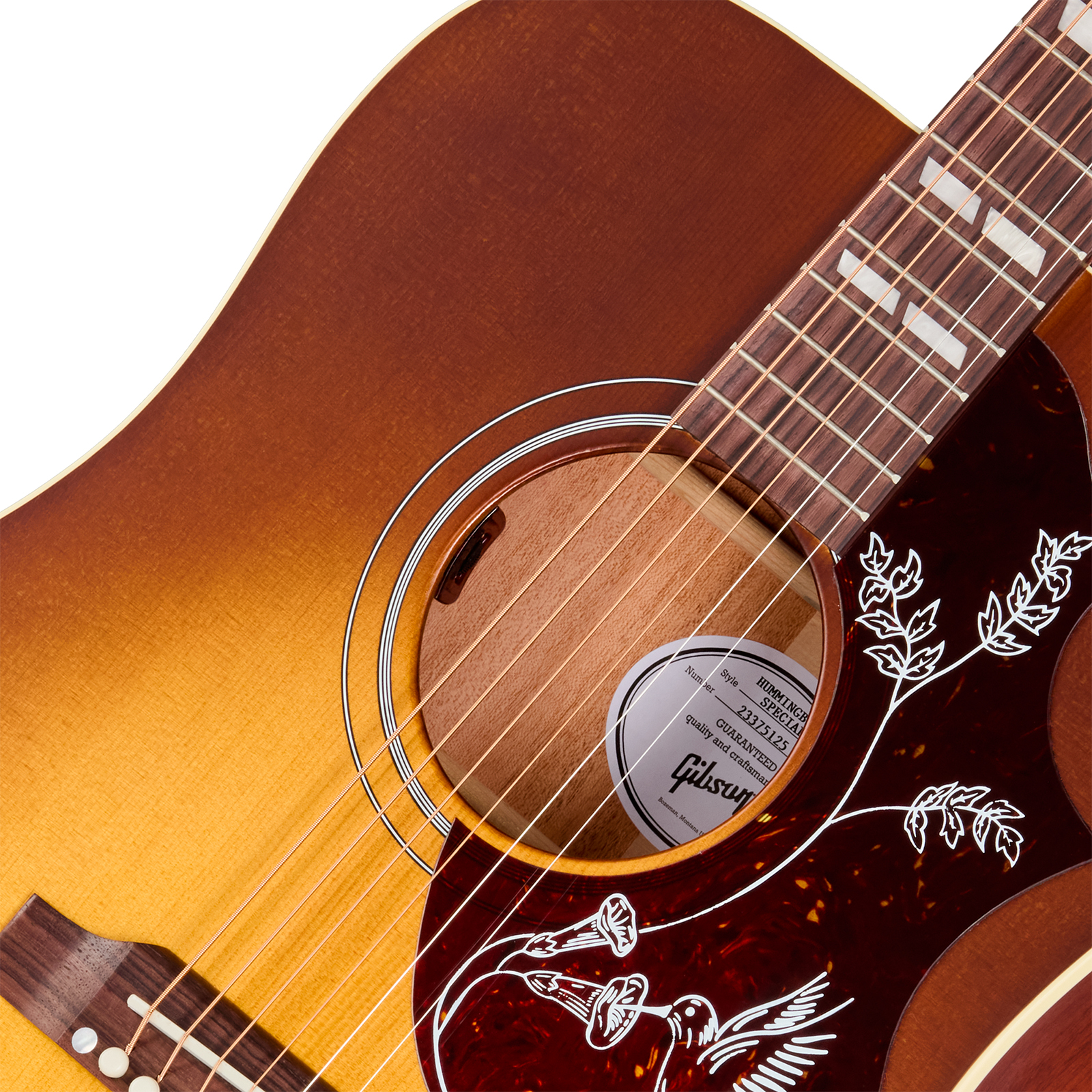 Gibson Hummingbird Special Modern Dreadnought Cbd Epicea Acajou Rw - Satin Honey Burst - Guitarra folk - Variation 3