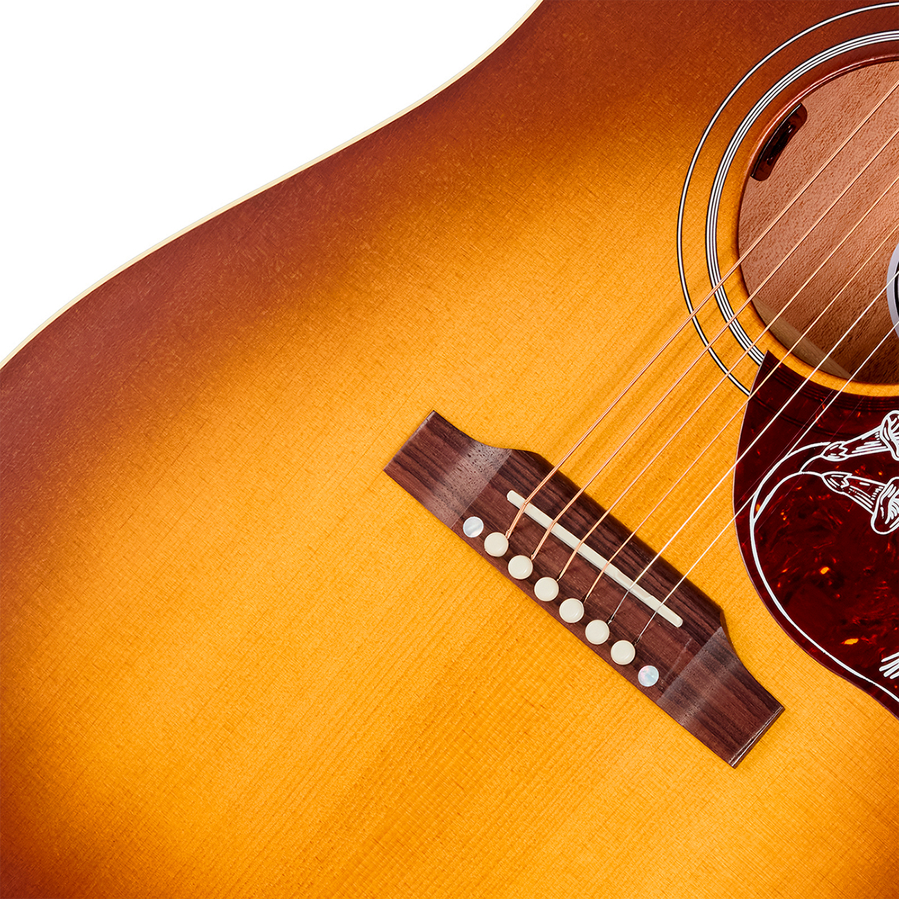 Gibson Hummingbird Special Modern Dreadnought Cbd Epicea Acajou Rw - Satin Honey Burst - Guitarra folk - Variation 4