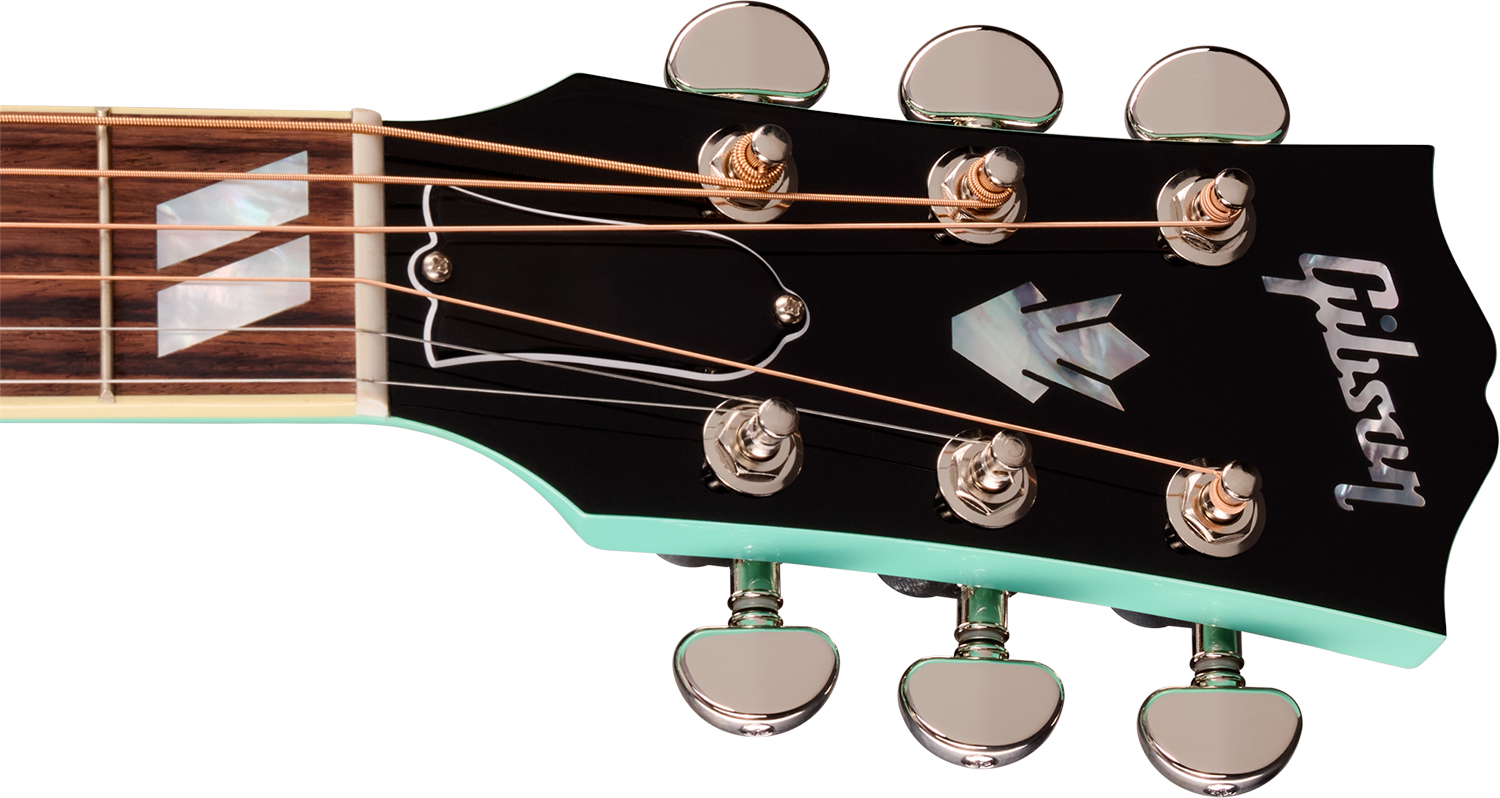 Gibson Hummingbird Standard (baggs Hifi Dna) Dreadnought Epicea Acajou Rw - Southwestern Turquoise - Guitarra folk - Variation 5