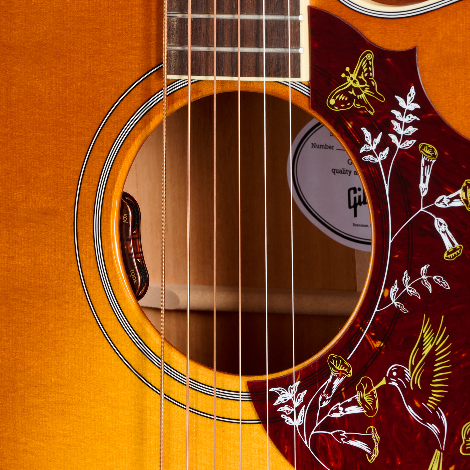 Gibson Hummingbird Standard Ec (baggs Hifi Dna) Dreadnought Cw Epicea Acajou Rw - Heritage Cherry Sunburst - Guitarra folk - Variation 4
