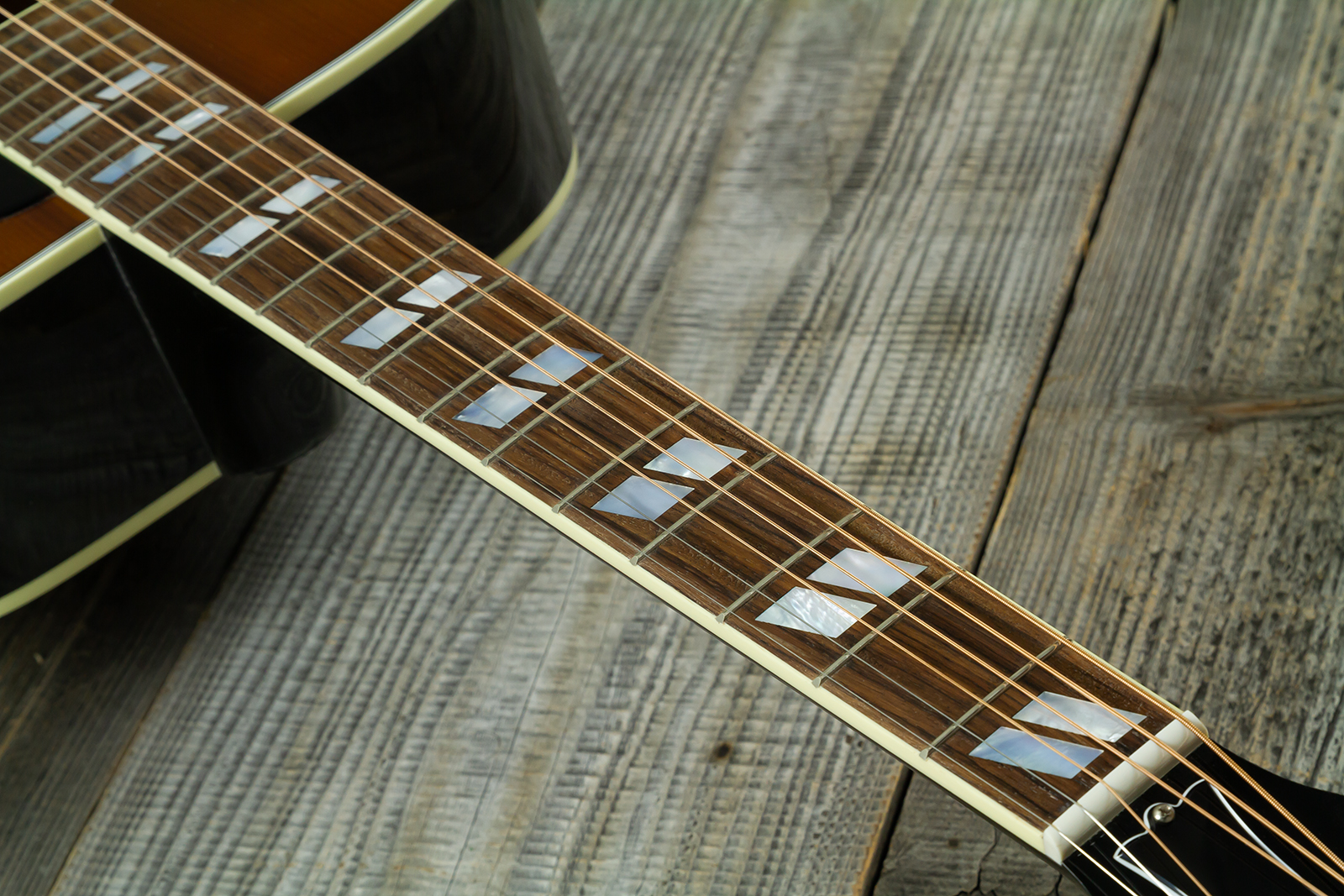 Gibson Hummingbird Standard Modern Dreadnought Epicea Acajou Rw - Honey Burst - Guitarra folk - Variation 10